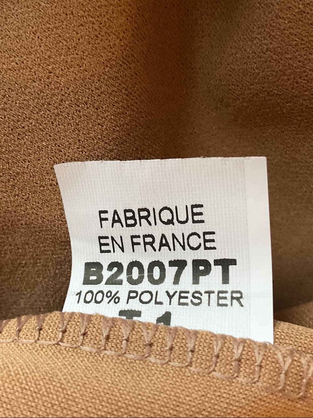 Open-Front Longline Jacket in Camel - Picture 4 of 4